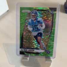 2024 PANINI PRIZM JHA’QUAN JACKSON RC NEON GREEN PULSAR RARE