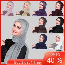 Women Hijab Long Headscarf Shawl Wrap Muslim Scarf Turban Stoles Scarves Islamic