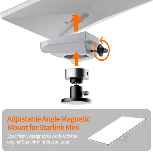 Simple Magnetic Roof Mount for Starlink Mini Adjustable and Easy to Use - Afbeelding 5 van 8