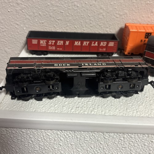 COMPLETE MARX HO SCALE ROCK ISLAND POWERED A B C unit read LoOk + extras  - Bild 7 von 19