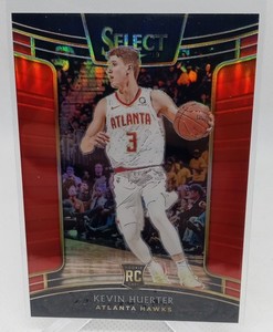 2018-19 Panini Select  Kevin Huerter #87 Red Prizm /199 (RC) Color Match Rookie
