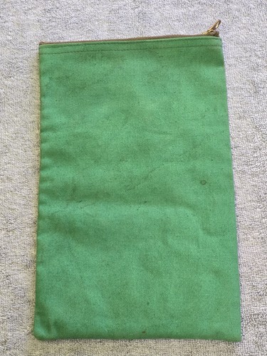 Fulton Kentucky City National Bank KY Advertising Money Deposit Zipper Bag Lot - Picture 3 of 14