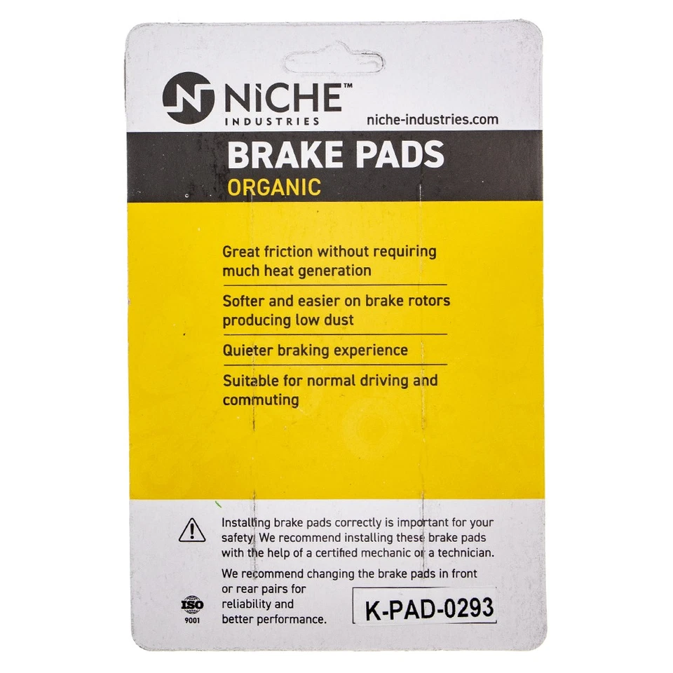 Juego de pastillas de freno NICHO para Suzuki Boulevard GZ250 Savage 650 delanteras orgánicas paquete de 2 Foto 2 de 4