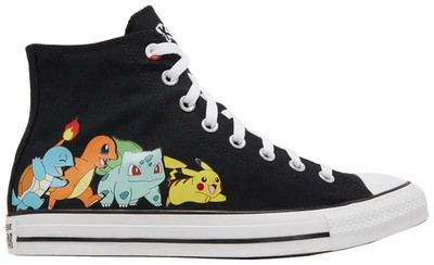 Converse Chuck Taylor All Star Pokémon Pikachu High Top Men's Black Sneakers
