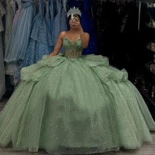 Prom Dress Gorgeous Strapless Quinceanera Dress Sweet Floral Print Floor Length