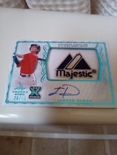 2020 LEAF TRINITY JARREN DURAN  PATCH LOGO AUTO  26/75  ⚾🇺🇲💰💵🔥!!