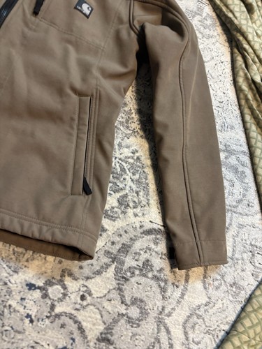 Carhartt Soft Shell Jacket Women's Small Full Zip Water Repellent WJ176 - Picture 4 of 16