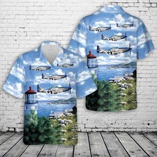 P 51 Mustang Crazy Horse 2 Hawaiian Shirt