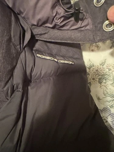 porsche design men's clothing L Vest Removable Hood. Rare Item In Good Condition image 5