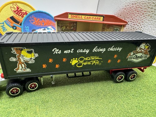 1993 Majorette Road Eaters Chester Cheetah Cheetos Truck Black HTF Semi Cab VTG - Picture 8 of 16