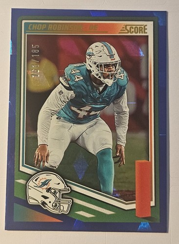 2025 Panini Score Football Blue Cubic Parallel /185 All Players You Pick 1-300 - Picture 26 of 46