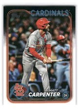 Matt Carpenter 2024 Topps Update Baseball #US133 St. Louis Cardinals