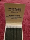 MATCHBOOK   "KCOU RADIO" VILLAGE HANGOUT NYC FULL UNSTRUCK RARE — photo 3