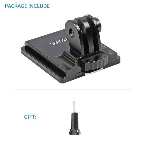 Aluminium NVG Halterung kompatibel mit GoPro Hero 13/12/11/10/9/8/7/6/5 Schwarz, Ta... - Bild 7 von 7