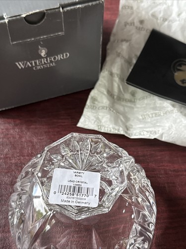 Waterford Cuenco Variedad Cristal Plomo, Boda, 5" #159850 Patas, Bonito. Caja* - Imagen 4 de 11