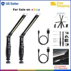 Rechargeable LED Work Light 750 Lumens Foldable Handheld Magnetic Car Garage