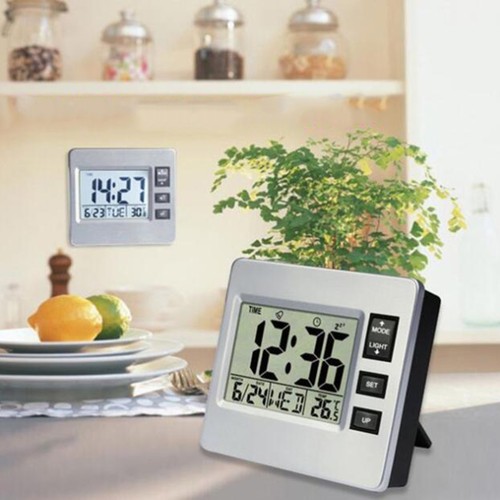 Reloj Despertador Digital Cabecera Luminoso Estudiante para Relojes Dormitorios - Imagen 3 de 12