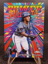 2025 Topps Chrome- Luisangel Acuna Power Players Refractor New York Mets (RC)