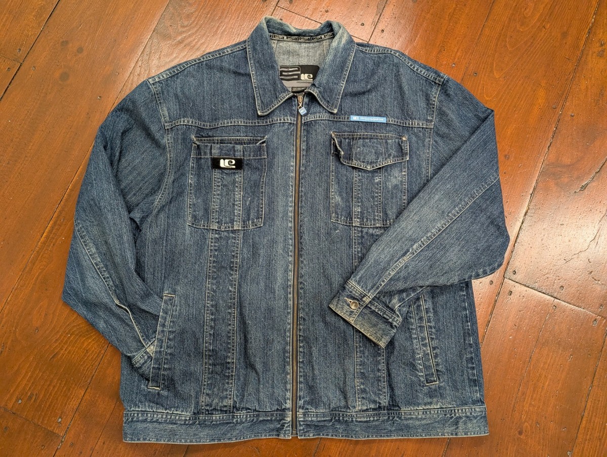 Rare Nike Limited Edition Denim Jacket Mens 2XL Streetwear