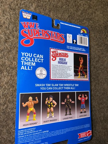 WWE Hulk Hogan LJN Superstars Retro BLACK & BLUE CARD IN HAND Lot - Picture 20 of 24