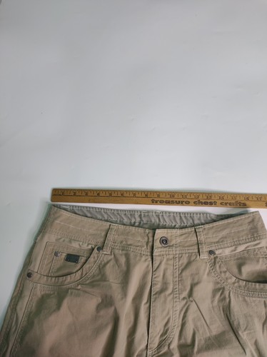 Kuhl Pants Khaki Radikl Stretch Cotton Blend Outdoor Hiking Pant Men's Sz 34x32 - Picture 5 of 9