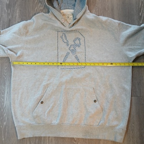 Marc Ecko Cut & Sew Hoodie Mens 3XL Pullover Studed Inlay Logo 90s - Picture 11 of 19