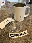 Corkcicle 16oz Coffee Mug-Stainless Steel Cup w/Handle (Sparkle Unicorn Magic)