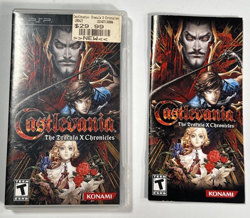 Castlevania: The Dracula X Chronicles Case & Manual Only (No Game) PSP Authentic