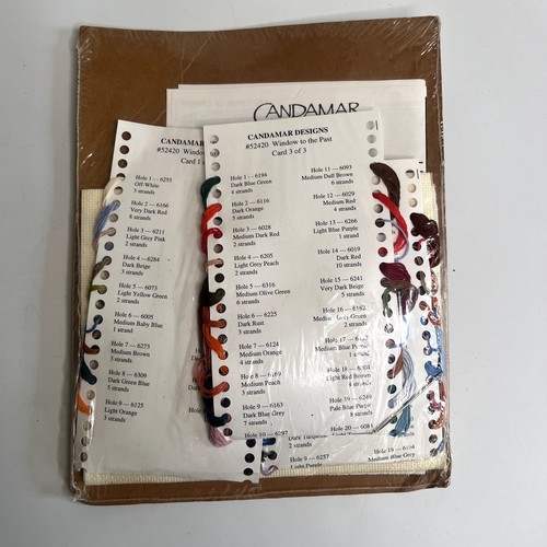 Candamar Designs Gold Collection "Windows to the Past" Cross Stitch Kit no 52420 - Picture 4 of 5