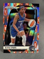 Olivia Epoupa RC 2024 Panini Prizm WNBA Logo Prizm Minnesota Lynx SP #95