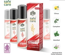 lot 6 Safe Care Aromatherapy Oil Roll On Strong 10ml  FREE SHIPPING