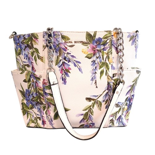 Dana Buchman / Spring handbag / Florals / footed purse / bag