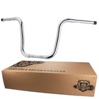 Monkey Bar Ape Hangers Handlebar fit Harley Davidson Fat Boy Heritage sliver