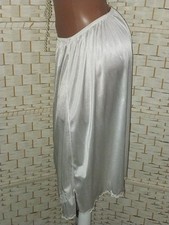 VTG Silky Nylon Half Slip Floral Insert Shimmery NEW 3x/4x 52"