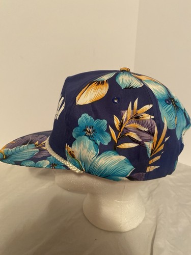 Mai kai Vintage Fort Lauderdale Florida Floral Print Hat with Rope - Picture 5 of 7