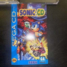 Sonic CD For Sega CD CIB Complete Vintage Collectible Excellent Condition Item
