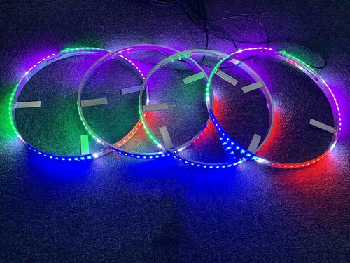 Single Double Triple Quad Row Dream Color Chasing Flowing 15.5"/17.5" Wheel Rim - Bild 20 von 174