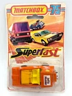 RARE Vintage Matchbox Superfast #37 Orange JAFFA MOBILE Soopa Coopa BLISTER PACK