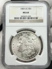 1883-CC $1 Morgan Silver Dollar CARSON CITY NGC MS64 US Coin
