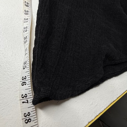 CP Shades Sausalito Sz Small Long Skirt Black A-Line Corduroy Elastic Waist - Picture 6 of 9