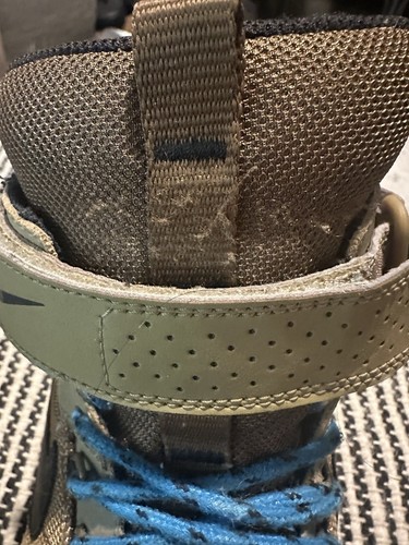 Nike Mogan 2 OMS Mid Khaki Green Sneakers 535836-202 Sz 13 Authentic No Insoles - Picture 14 of 15