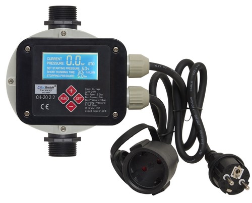 Pumpensteuerung Druckschalter Druckwächter CH20 2,2 kW LCD-Display Automatisch - Bild 2 von 10