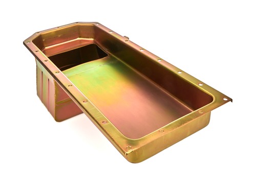 Milodon 31033, One Oil Pan Mopar Gen Iii Hemi 6.4L Front Sump Cadmium Steel - Picture 2 of 9