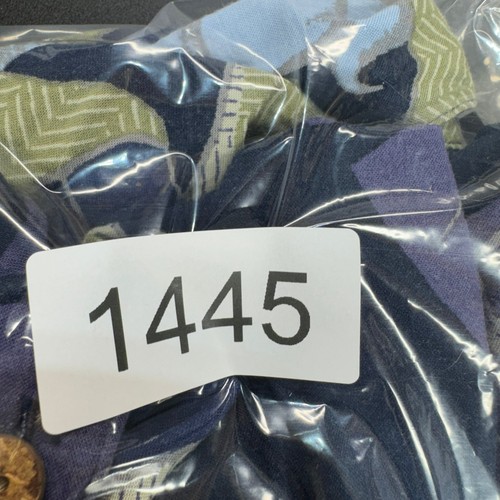 Puritan Men's Polo Shirt 3XL Navy Blue Green Rayon Floral Print - Picture 8 of 8