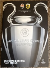 2026 OFFICIAL PROGRAMME SHAKHTAR DONETSK v AEK ATHENS @CHELSEA STAMFORD BRIDGE