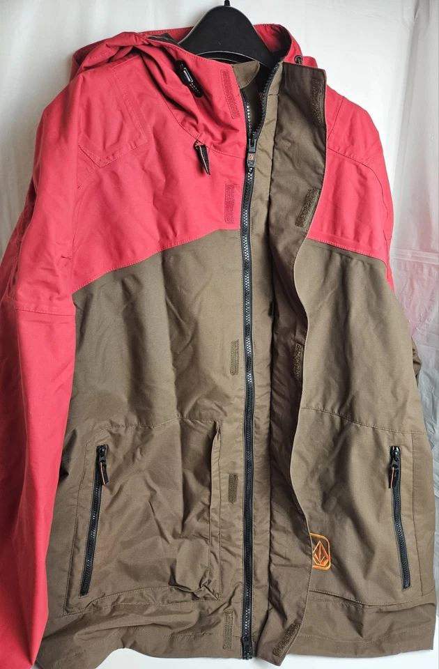 Volcom Transition Men's Brighton Hooded Snowboard Ski Winter Jacket Size XL - Image 3 of 4