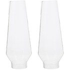 2pcs Lamp Shade for Oil Lamp Clear Chimney Matte Cover lamp shade for oil lamp