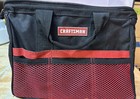 Craftsman 13 in. W X 9.75 in. H Wide Mouth Tool Bag 6 pocket Black/Red