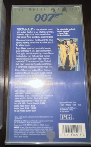 VHS JAMES BOND 007 Collection Complete Roger Moore Library 7 Movies 1973-1985 - Picture 13 of 16