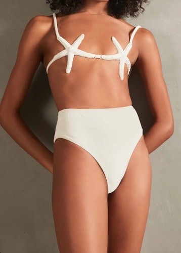 ADRIANA DEGREAS La Mer Starfish Bikini Set in White Large $480!! - Picture 2 of 7